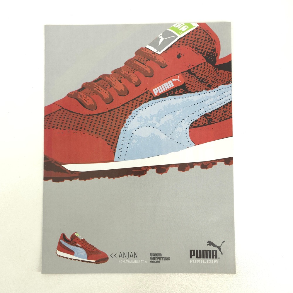Puma Anjan Sneaker Print Ad 2001 Maxim Urban Outfitters Y2K Skater Collector Art